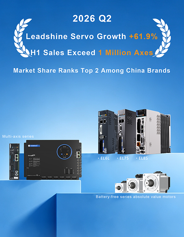 Q2 2026: Leadshine Servo Growth Surges 61.9%, Ranking First Across the Industry-2