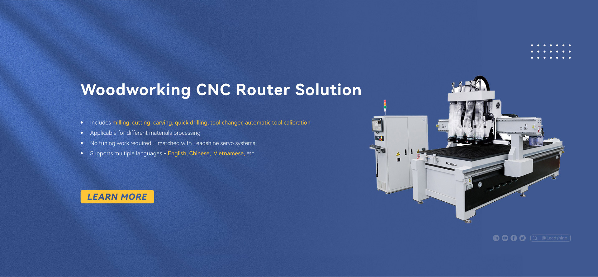 Woodworking CNC Router Solution