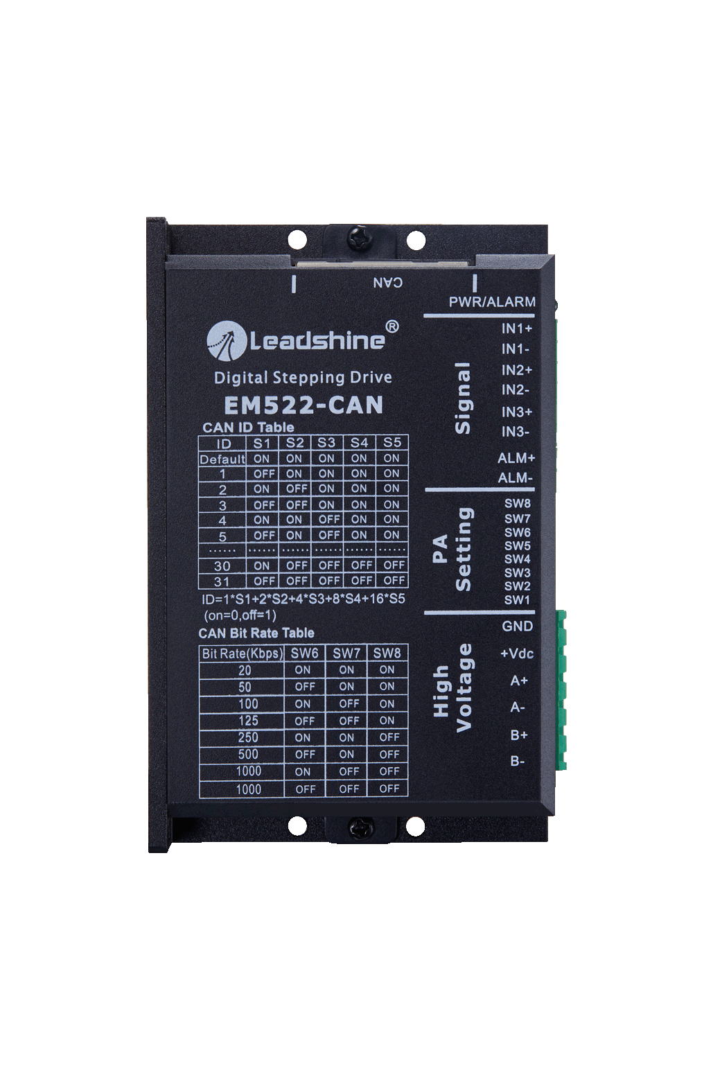 EM522-CAN Stepper Drives